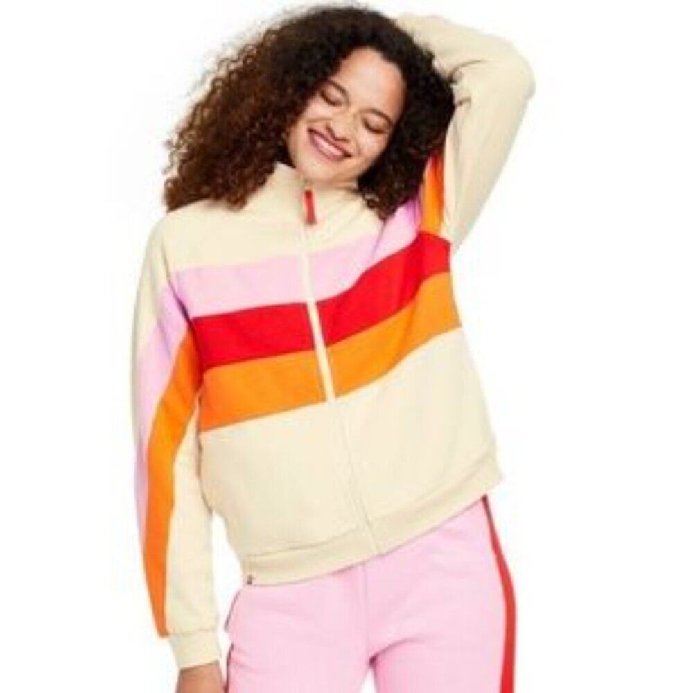 Lego for Target Limited Edition Women’s Track Jacket Athleisure Striped Sz Xs/S
